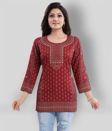 Crepe Short Kurti For Women (Pack of 1)