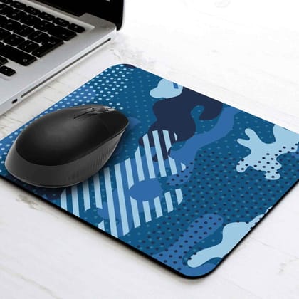 Military Blue Mouse Pad