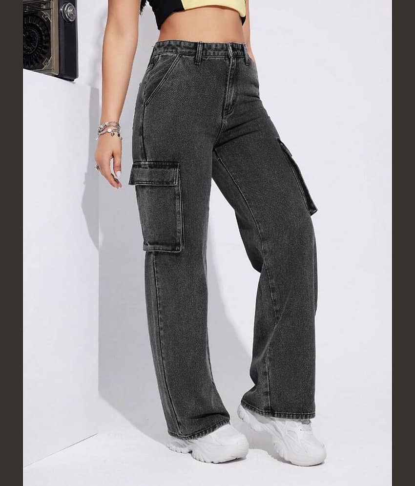 9x denims - Grey Denim Regular Fit Women's Jeans ( Pack of 1 )