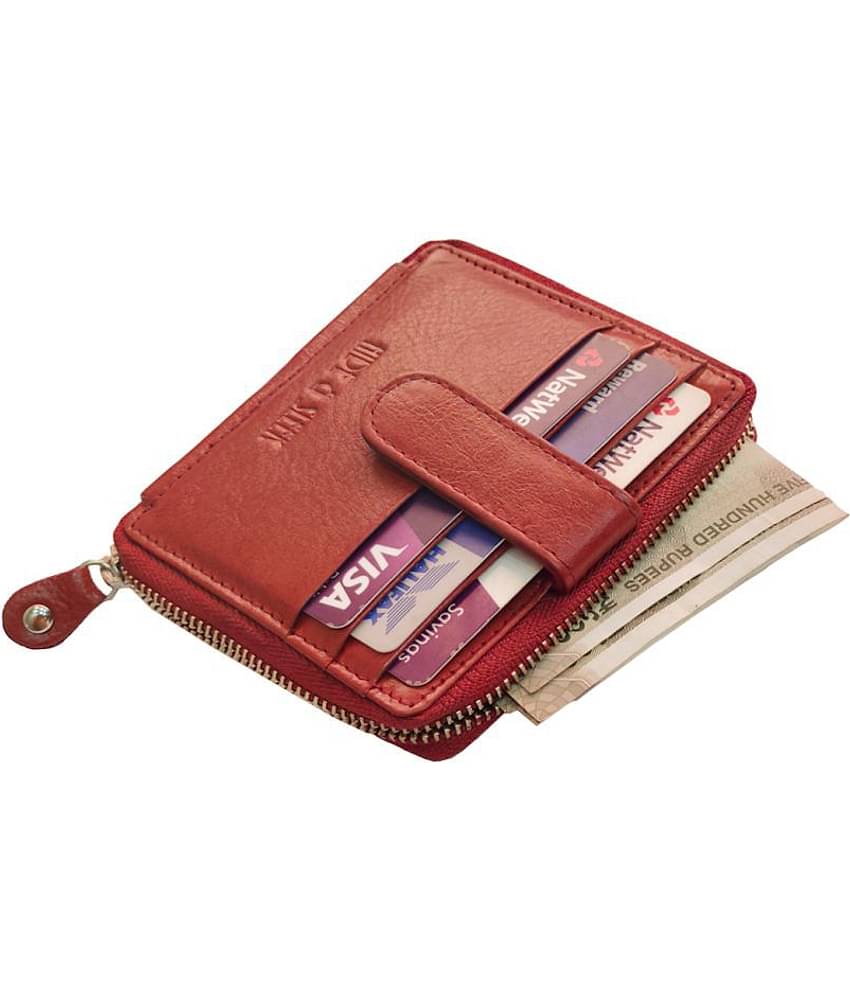 Men's Leather Business Card Holder Wallet