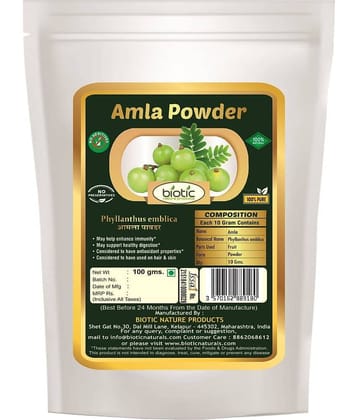 Biotic Amla Powder for Hair Scalp Treatment 100 g