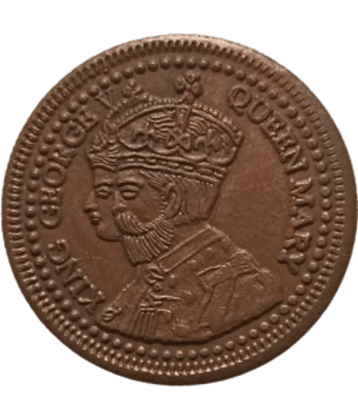Hop n Shop - GEORGE V & QUEEN MARRY ONE RUPEE 1939 1 Numismatic Coins