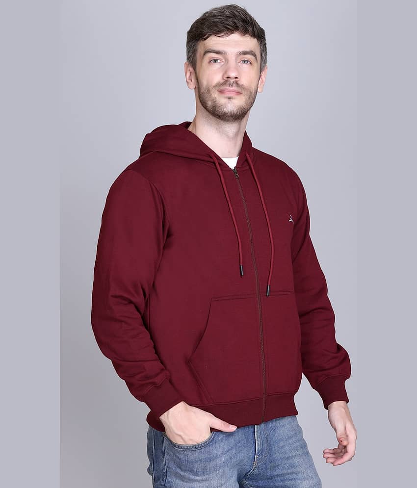 Zeffit Polyester Hooded Men's Sweatshirt - Black ( Pack of 1 )