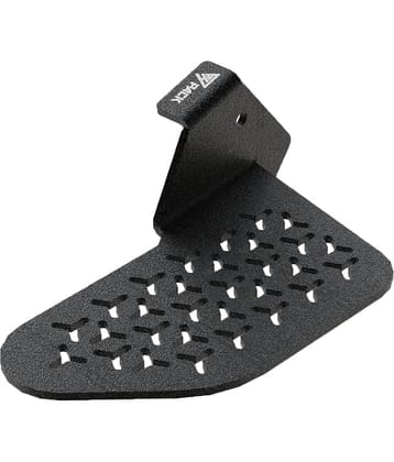 GRANDPITSTOP Wide Bike Pillion FOOTREST - Black Foot PEG for Motorbike - Bajaj DOMINAR 400 (2017-2018) - Left