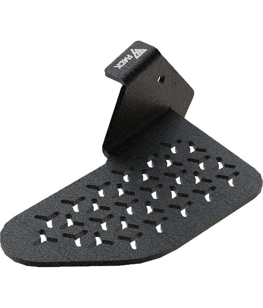 GRANDPITSTOP Wide Bike Pillion FOOTREST - Black Foot PEG for Motorbike - Bajaj DOMINAR 400 (2017-2018) - Left