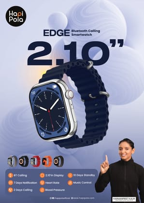 Hapipola Edge Smart Watch