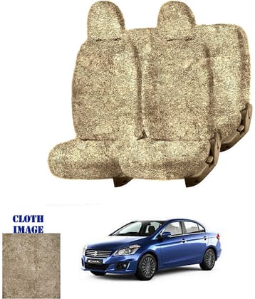 Maruti Ciaz Beige 5 Seater Car Seat Cover