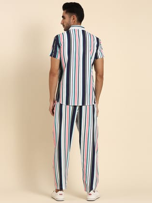 Multicolor Printed Co-Ords Set-L