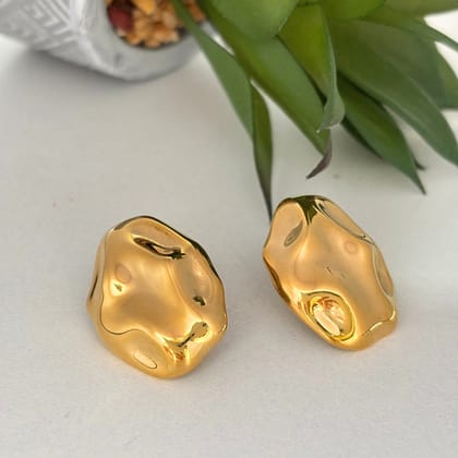Molten Gold Studs