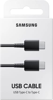 Samsung Original Type C to C Cable - 3.28 Feet (1 Meter), Black