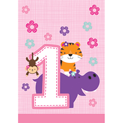 One is Fun Girl Loot Bags - 8PC - Party and Festive Needs | Buy online on ZillyBuy