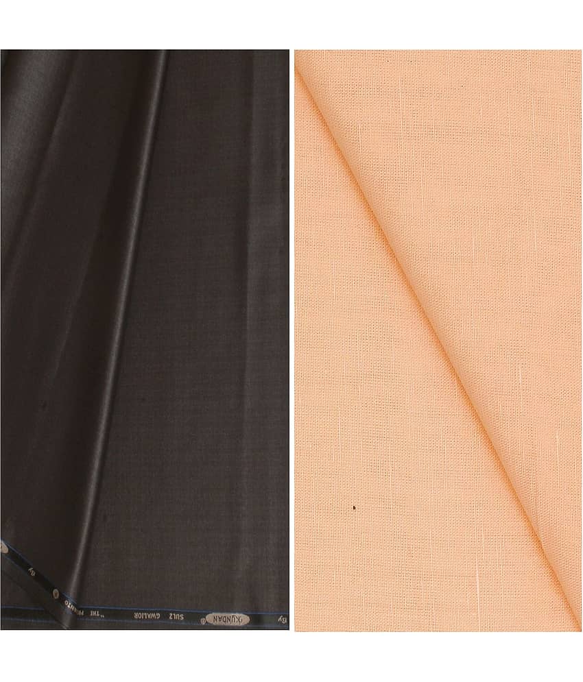 KUNDAN SULZ GWALIOR Multi 100 Percent Cotton Unstitched Shirts & Trousers 1 Pant and Shirt Piece