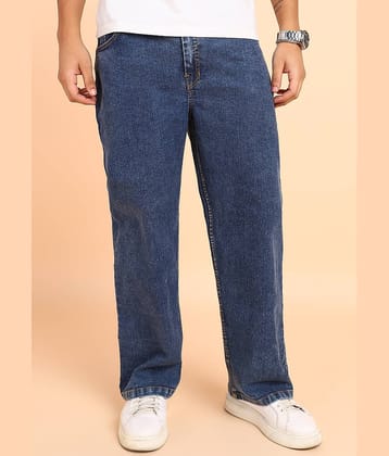 Montrez Straight Solid Men's Jeans - Blue ( Pack of 1 )