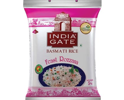 India Gate Basmati Rice - Feast Rozana 5 Kg