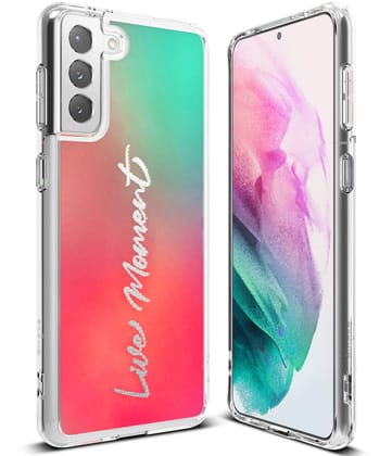 Samsung Galaxy S21 Plus Back Cover Case | Fusion Design - Live Moment