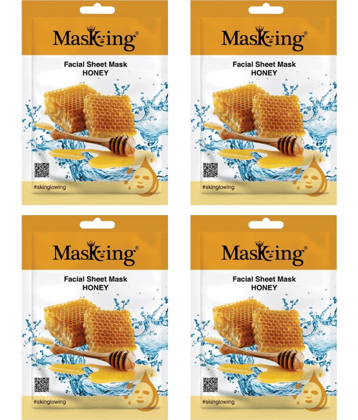 Masking - Fairness Sheet Mask for All Skin Type ( Pack of 4 )
