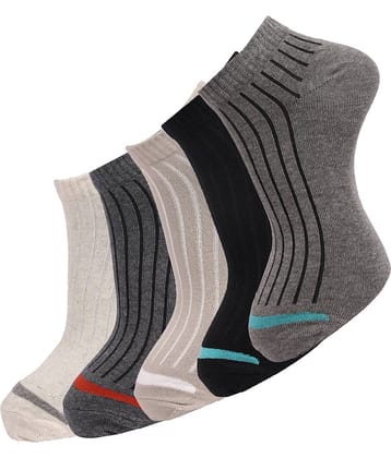 Dollar - Cotton Blend Multicolor Men's Ankle Length Socks ( Pack of 5 )