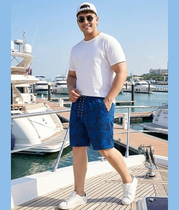 XFOX Blue Polyester Men's Shorts ( Pack of 1 )