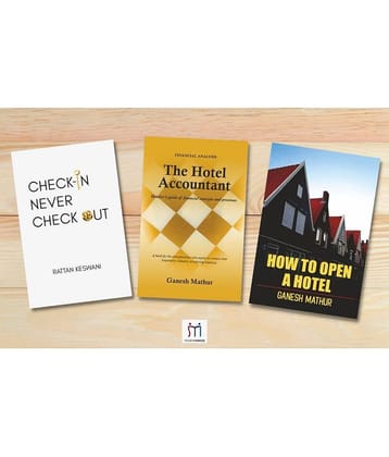 3 Book Combo On Financial Analysis, Entrepreneurship, & Hotel Industry Dream