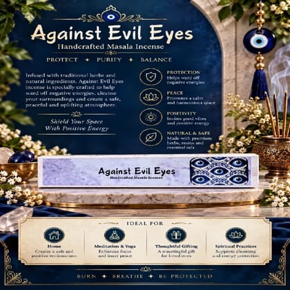Against Evil Eye Handcrafted Masala Incense Agarbatti