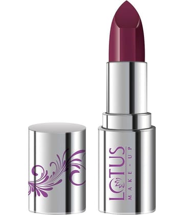 Lotus Makeup Ecostay Butter Matte Lip Color Plum Pearl 4.2g BM06 (Pack of 1) (Pack of 1)