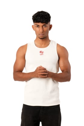 Ribbed Tank V3 [White]-XS