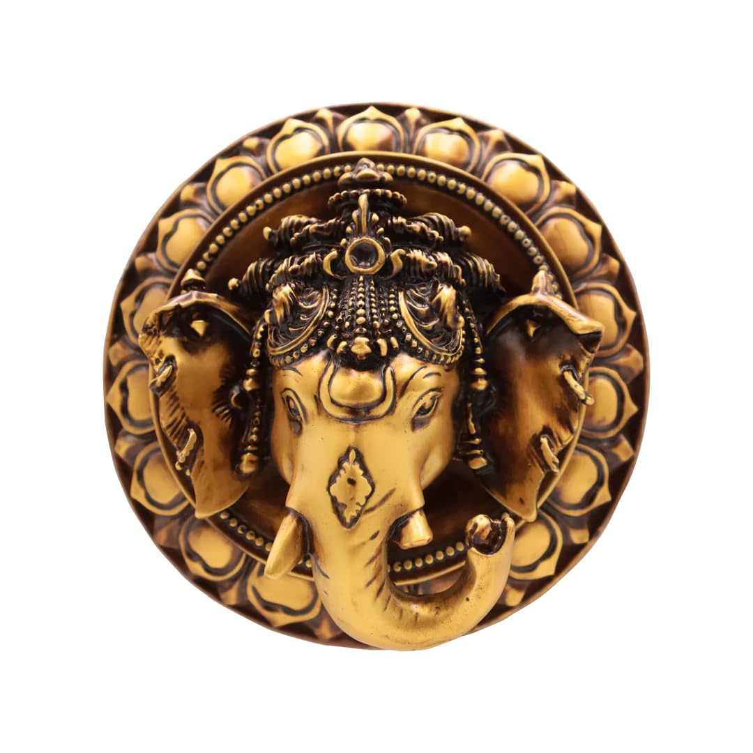 Artarium Ganesha Idol | Ganpati ji Murti | Wall Haning Ganesha Statue | Vighnaharta Ganesha Idol | Ganpati Bappa Murti | God Idols | Wall Hanging Sculpture