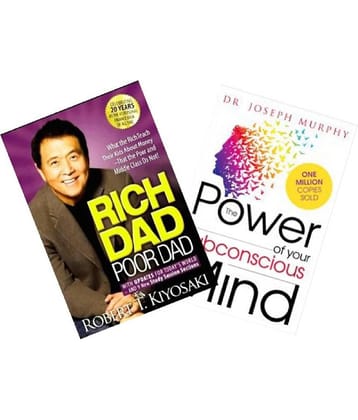 Rich Dad Poor Dad + The Power Of Subconscious Mind Paperback English Combo