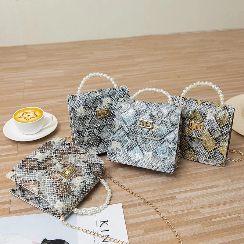 New Arrivals Handbags Brands China Pu Snake Chain Luxury Tote Bag Handbags For Women