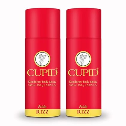 Cupid Pride Rizz Deo 150ML (Pack of 2)