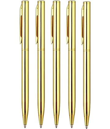 kk crosi Blue Ball Pen ( Pack of 5 )