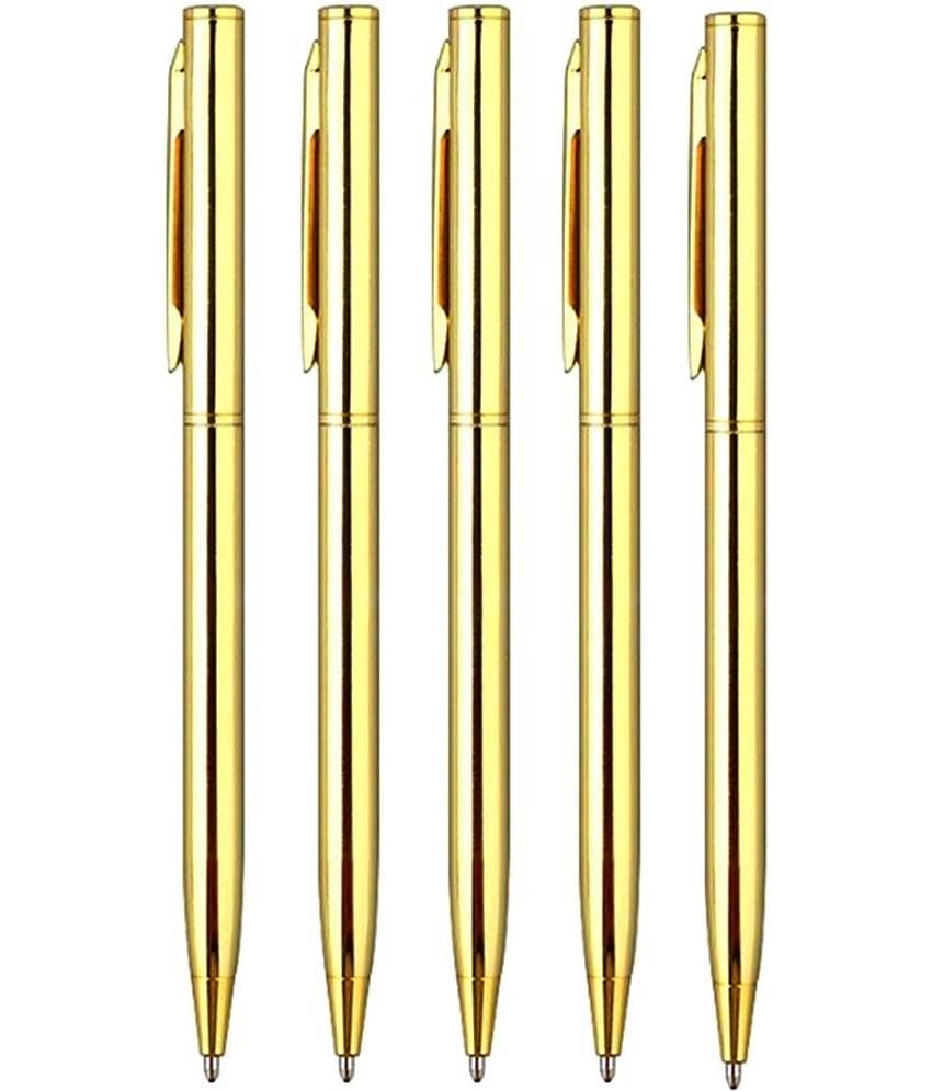 kk crosi Blue Ball Pen ( Pack of 5 )