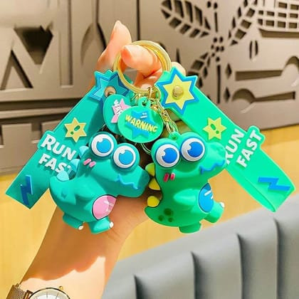 Kawaii Dinosaur Keychains - Single Piece-Green