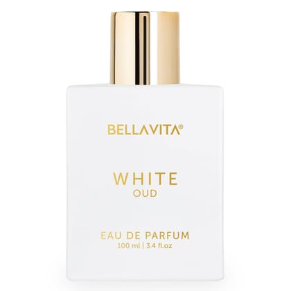 BELLAVITA White Oud Eau De Parfum, 100ml (3.4 fl.oz) pack of 2