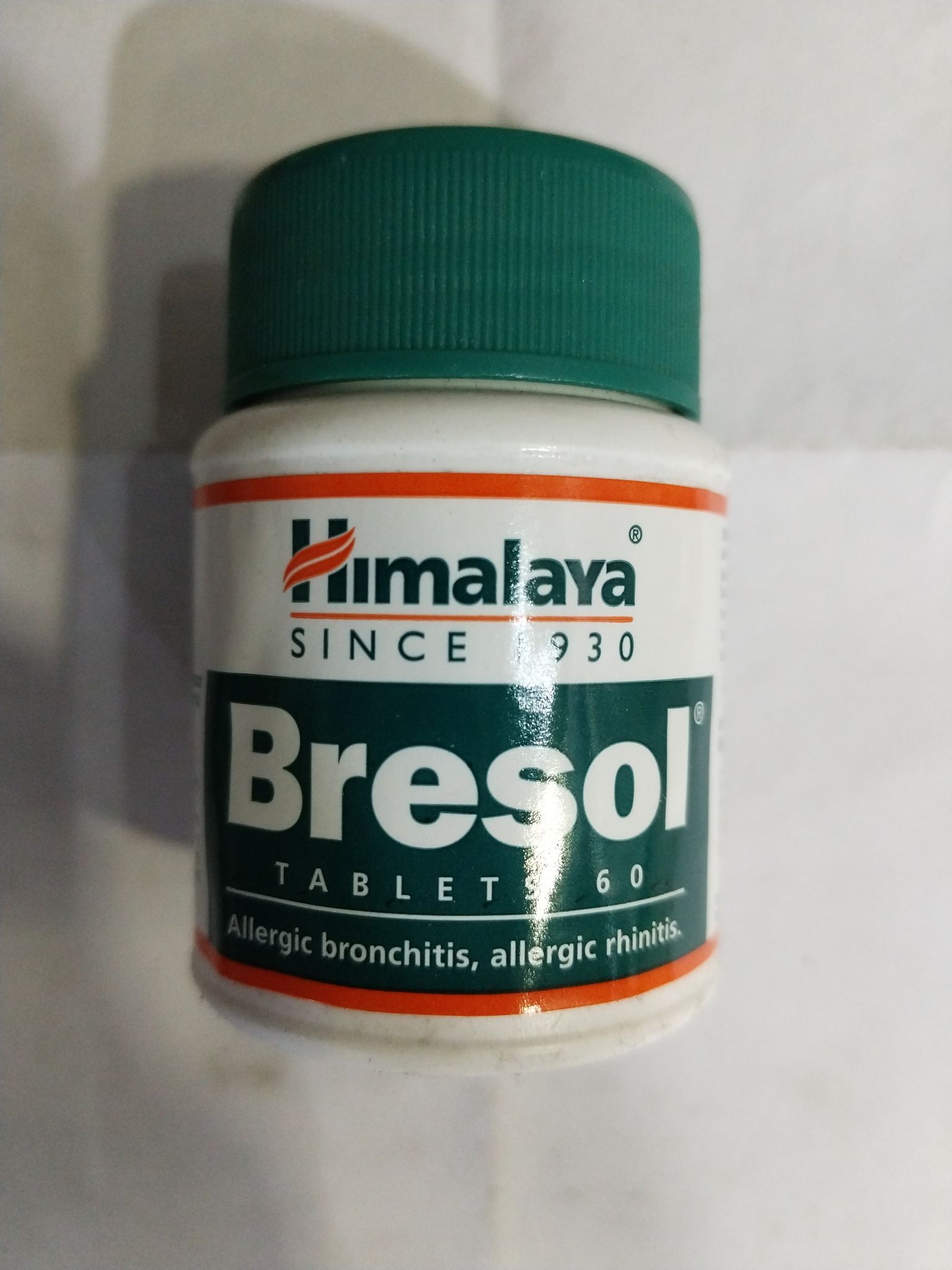 Himalaya Bresol Tablet 60 Allergic bronchitis, allergic rhinitis. 