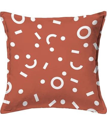 Houzzcode - Water Repellent Brown Polyester Pillow Covers 40x40x3 ( Pack of 1 )