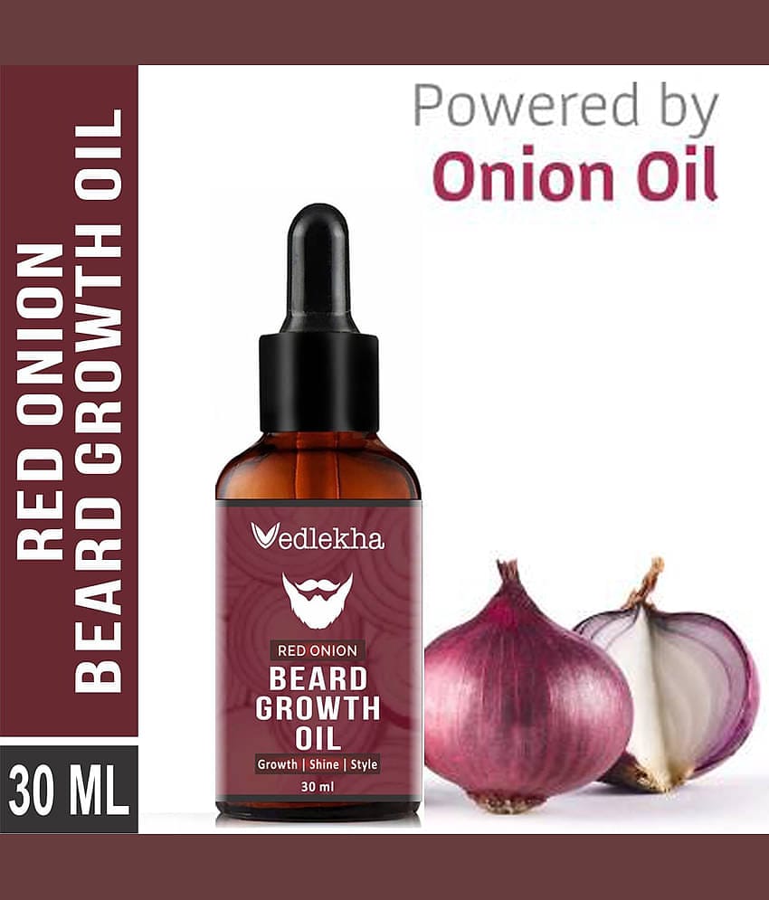 Vedlekha Red Onion Beard Oil For Growth 30 ml