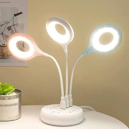 MEHRAAZ STORE Night Lights LED Portable USB Ring Lamp Bedroom Study Reading Book Night Lights Eye Protection Desk PC Laptop Lighting Too