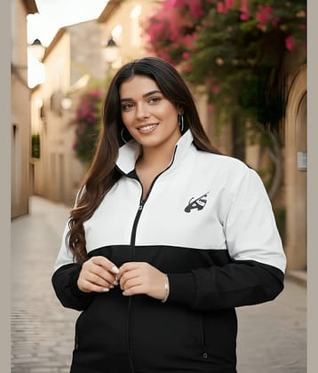 PLUS PARADISE Women High Neck Bomber Jacket ( Multi Color )