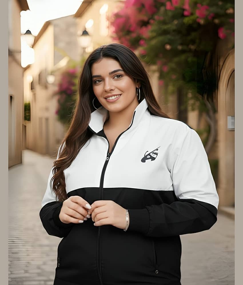 PLUS PARADISE Women High Neck Bomber Jacket ( Multi Color )