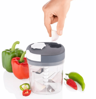 2 in 1 Handy Chopper & Slicer for Fruits, Veggies & Cheese