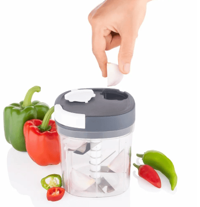 2 in 1 Handy Chopper & Slicer for Fruits, Veggies & Cheese