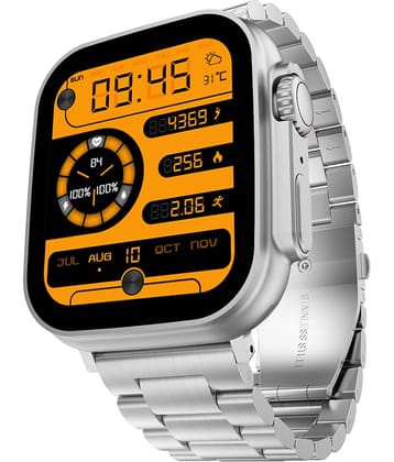 COREGENIX ULTRA Silver With Calling Silver Smart Watch