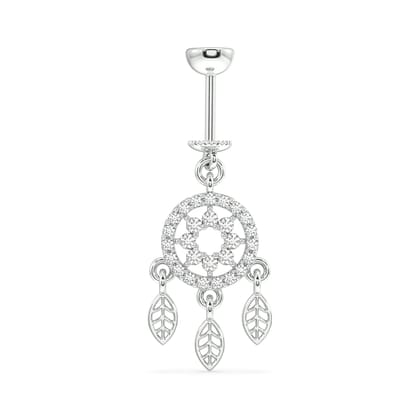 Zircon paved dreamcatcher - screw Helix Hanging