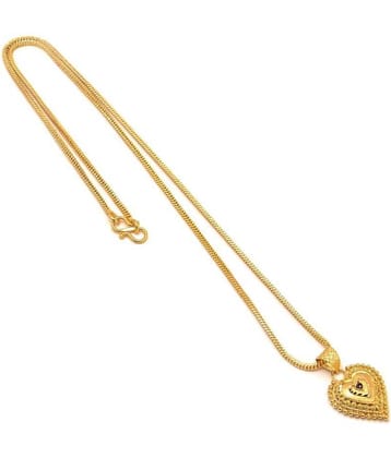 Jewar Mandi - Golden Pendant ( Pack of 1 )