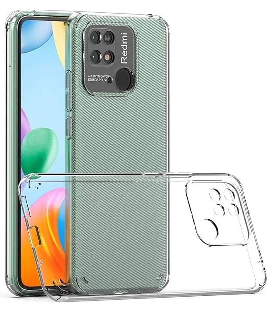 VAKIBO Plain Cases Compatible For Rubber Mi Redmi 10C ( Pack of 1 )