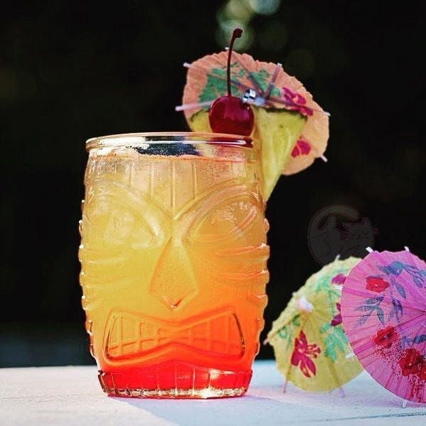 Island Tiki Glass - Set Of 6