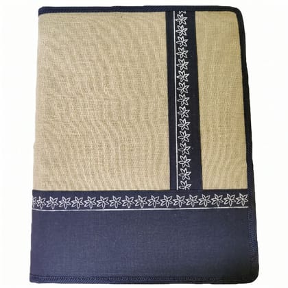 Professional Jute and Fabric A4 Document Portfolio Folder Professional Jute and Fabric A4 Document Portfolio Folder