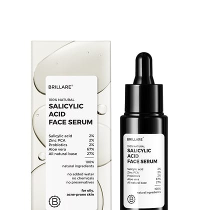 2% Salicylic Acid Face Serum for  Acne-Prone Skin