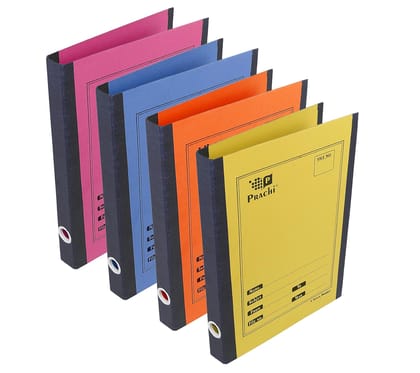 Storite 4 Pack Spring Files A4 Size Paper Folder Cobra File Document Organizer Certificates Holder- Color May Vary (35 x 26 x 3.5 cm)